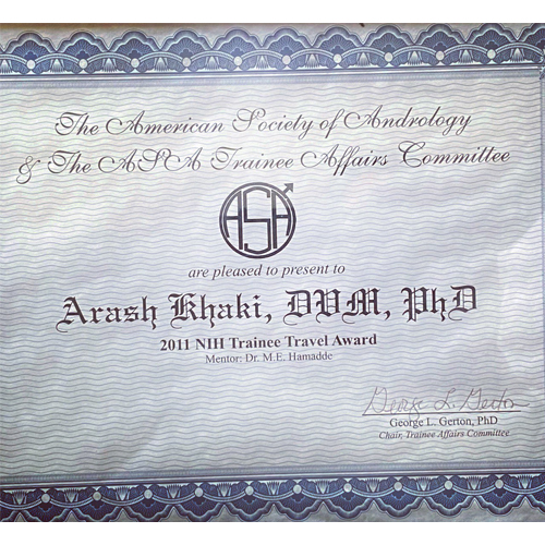 travel award 2011